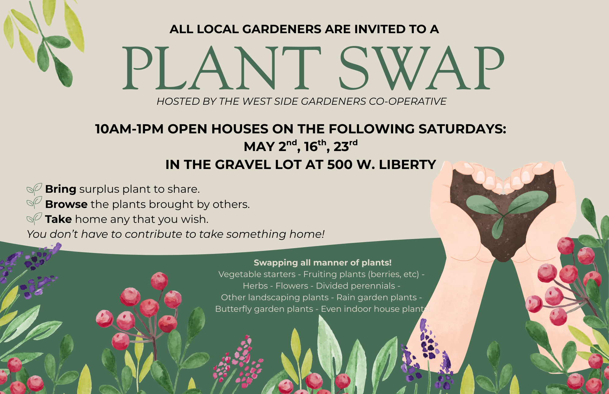 West-Side Gardeners Co-operative Plant Swap