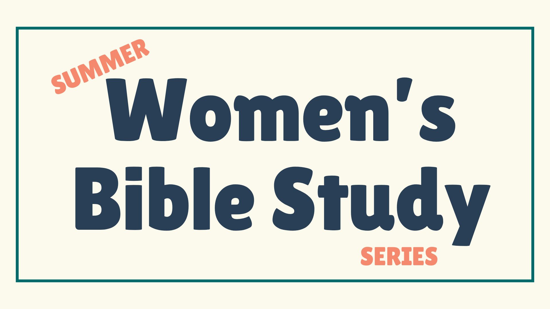 Women's Bible Study